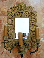 Ancien miroir applique d'occasion Ancien miroir applique d'occasion  Neuville-aux-Bois
