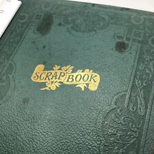 Usado, Álbum de fotos Art Nouveau verde em relevo década de 1930 com estampa de ouro em branco comprar usado  Enviando para Brazil
