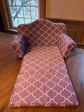 Sofá-cama Sophia 18” boneca roxa com estampa de quarto branco para 2, usado comprar usado  Enviando para Brazil