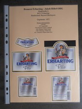 Bieretiketten bayern erharting gebraucht kaufen  Coesfeld