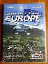 Usado, Pacote de expansão de CD-ROM GROUND ENVIRONMENT X: EUROPE PC PARA Flight Simulator X FSX comprar usado  Enviando para Brazil