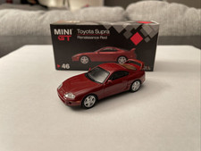 MINI GT 46 Toyota Supra (JZA80) vermelho renascentista. comprar usado  Enviando para Brazil