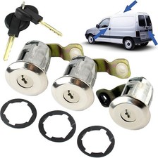 3 Barillets de Serrure Portes Avant et Arrière  PEUGEOT PARTNER CITROËN BERLINGO comprar usado  Enviando para Brazil