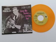 ELVIS PRESLEY 45 LOVE ME TENDER   LOVING YOU   GOLD VINYL  50TH ANNIVERSARY, usado comprar usado  Enviando para Brazil