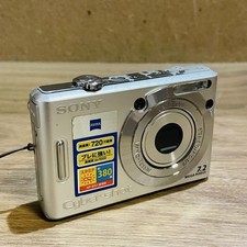 Câmera Digital Sony DSC-W35 Cybershot Zoom Óptico 3X 7.2MP Prata Usada Japão comprar usado  Enviando para Brazil