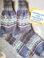 Handgestrickt wollsocken stric gebraucht kaufen  Langerwehe