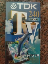 Tdk 240 vhs usato  Volvera