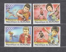 Burundi 2011 Osobowości - Mistrzowie Tenisa Stołowego 2238‑2241	 MNH, używany na sprzedaż  PL