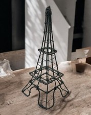 Escultura de arame Torre Eiffel Paris França peça de arte decorativa inspirada no vintage comprar usado  Enviando para Brazil