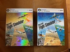 Microsoft Flight Simulator X Deluxe + Standard Edition - PC DVD Windows - 2 jogos comprar usado  Enviando para Brazil