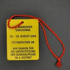 Sandkerwa bamberg festabzeiche gebraucht kaufen  Bamberg