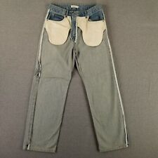 Jeans CHALK Inside Out tamanho M médio folgado corrente muito exclusivo unissex comprar usado  Enviando para Brazil