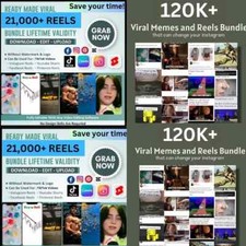 🔥120,000+ paquetes de carretes y memes virales🔥 segunda mano  Embacar hacia Mexico