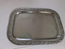 Servierplatte edelstahl rechte gebraucht kaufen  Emmendingen