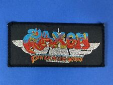 Saxon vintage patch usato  Limbiate