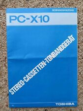 Bedienungsanleitung toshiba st gebraucht kaufen  Hamburg