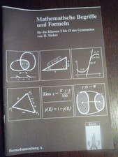 Mathematische formeln begriffe gebraucht kaufen  Rheine