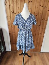 Ladies blue floral for sale  SOUTHWOLD
