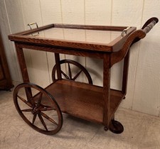 Antique oak tea for sale  Lake Ariel