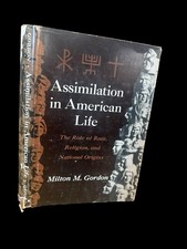 Assimilation in American Life Milton Gordon 1964 Oxford Sociological Classic DJ comprar usado  Enviando para Brazil