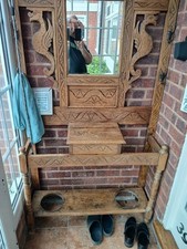 Antique oak hall for sale  DROITWICH