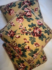 Vintage floral cushion for sale  GLASGOW