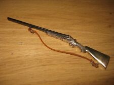 ANTIGA MINIATURA PERFEITA DE BRONZE CROMADO RIFLE ESPINGARDA DE CAÇA CANO DUPLO 1900 comprar usado  Enviando para Brazil