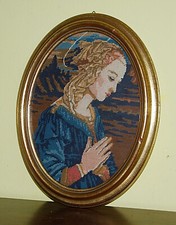 Quadro ovale madonna usato  Vignate