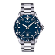 Relógio de quartzo Tissot Seastar 1000 40 mm - T120.410.11.041.00 comprar usado  Enviando para Brazil