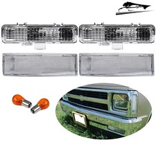 Luzes de sinalização de canto transparente + para-choque para 1982-1993 Chevy S-10 S10 /1983-1994 Blazer comprar usado  Enviando para Brazil