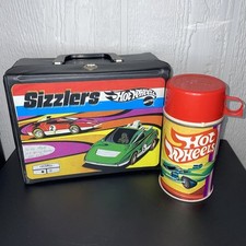 Vintage 1971 Hot Wheels Sizzlers Redline Lancheira de Vinil com Garrafa Térmica EXCELENTE! comprar usado  Enviando para Brazil