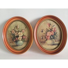 Vintage oval floral for sale  San Francisco