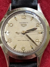 Usado, Vintage 1950's Masculino RARO Ed Heuer 17j Relógio de Pulso Automático Suíço - Funciona Ótimo comprar usado Usado, Vintage 1950's Masculino RARO Ed Heuer 17j Relógio de Pulso Automático Suíço - Funciona Ótimo comprar usado  Enviando para Brazil