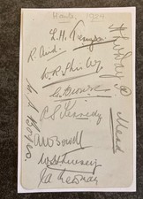 Cricket hampshire autographs for sale  BUSHEY