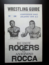 1962 wrestling program for sale  Utica