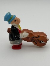 Usado, Vintage Walt Disney Brinquedo Plástico Rampa de Críquete Jiminy Push Walker Hong Kong FUNCIONA comprar usado  Enviando para Brazil