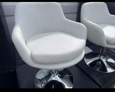 Lovely white swivel for sale  LONDON