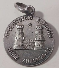 Medaglia argento spolettificio usato  Assemini