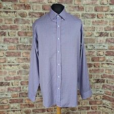 Brioni shirt blue for sale  CONSETT