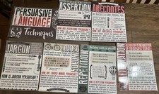 Laminated persuasive language for sale  Mabank