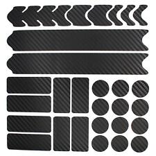 Bicicletta Protezione Telaio Set Carbonio Nero Pellicola V2 Adesivo MTB BMX comprar usado  Enviando para Brazil