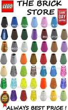 LEGO - 1 x 1 CONE COM RANHURA SUPERIOR - TODAS AS CORES - 4589b - SELECIONE A QUANTIDADE - NOVO comprar usado  Enviando para Brazil