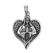Collana ciondolo acciaio usato  Novara