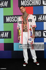 Moschino white baseball gebraucht kaufen  Garmisch-Partenkirchen
