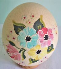 Oeuf autruche peint d'occasion  Saint-Nazaire