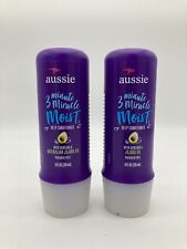 2 Aussie 3 Minute Miracle condicionador profundo úmido sem parabeno 8 oz comprar usado  Enviando para Brazil