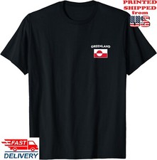 Greenland flag shirt for sale  Carroll