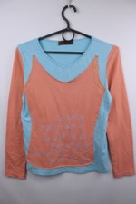 Policial. Camiseta Pulôver Copine Laranja Azul Algodão Decote V Ajuste Regular Manga Longa comprar usado  Enviando para Brazil