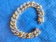 Bracciale pomellato oro usato  Sesto San Giovanni
