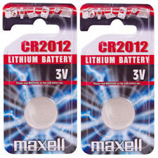 2 x Maxell CR2012 Pila Bottone Batteria 3V replace CR BR DL ECR KCR LM 2012 B na sprzedaż  Wysyłka do Poland